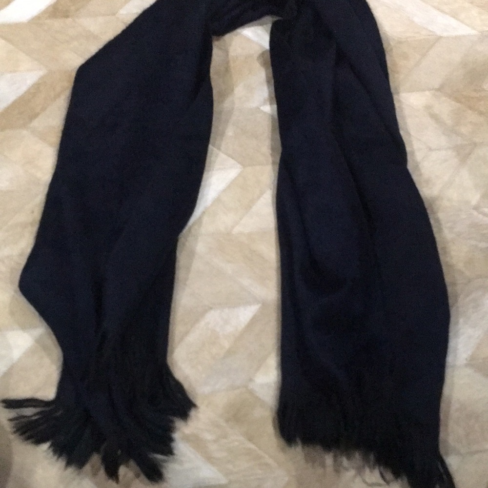 Blue soft scarf